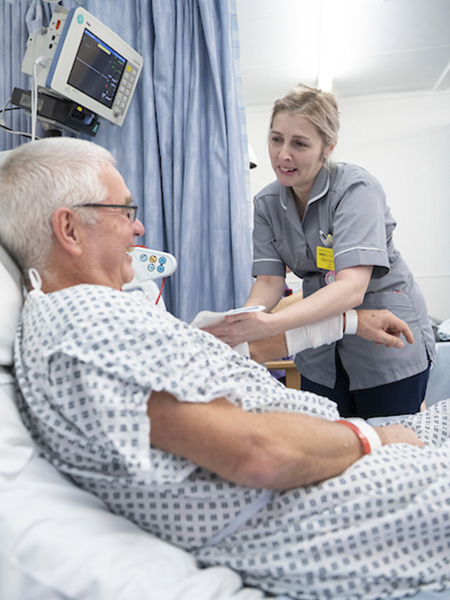 Patient care at Royal Brompton Hospital