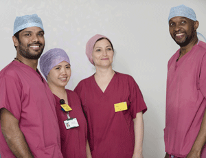 A group of nurses