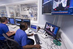 Catheter lab Harefield Hospital