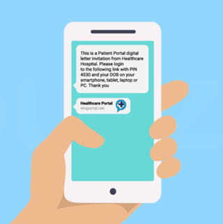 You will receive a text reminder to your smartphone with your appointment details. Simply click the link in the text message to take you through to the Outpatient Portal.
