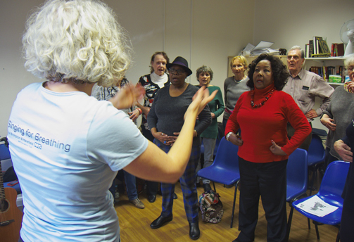 A singing for breathing group workshop