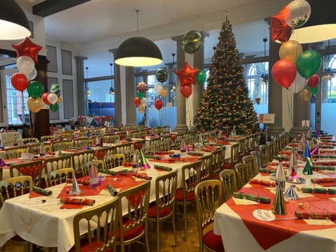 Festive lunches at St Thomas' Hospital.