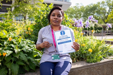 Healthcare assistant Deborah