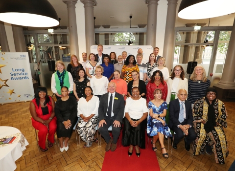 Staff at the Long Service Awards