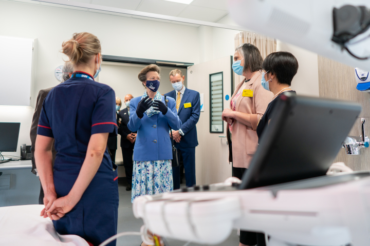 The Princess Royal meets staff 