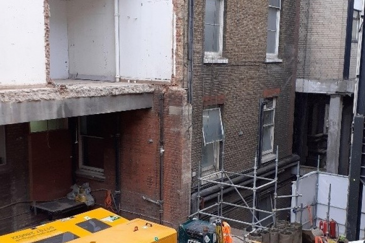 Demolition of part of Chelsea wing begins
