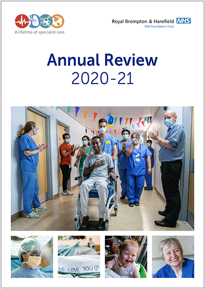 Annual review 2020/21 front cover