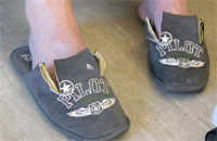 The type of slippers we advise patients to not bring in