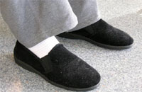Slippers we recommend patients to bring in