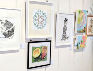 Staff art exhibition